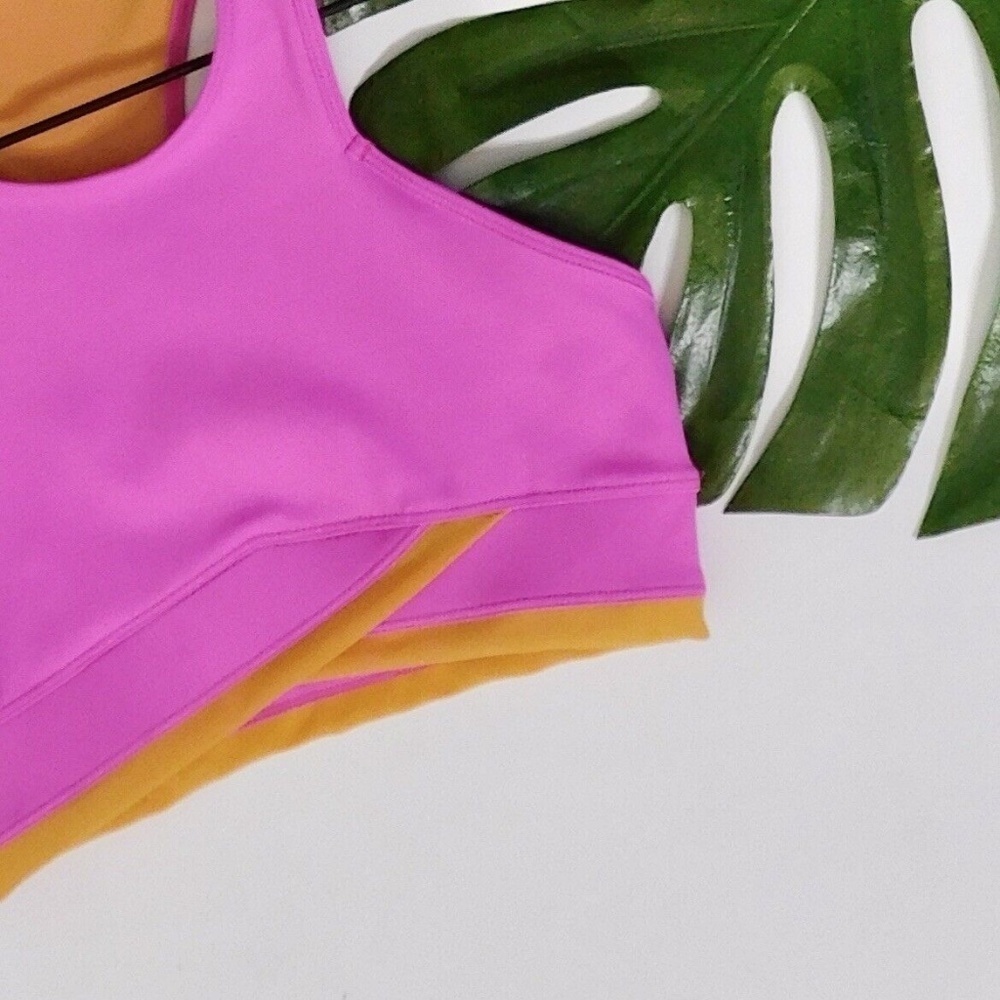 Free People Pink and Orange Sports Bra - Picture 5 of 14